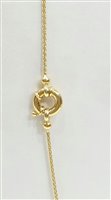 Collana Stocco Gioielli Donna in Oro giallo Turchese PTG - PTG